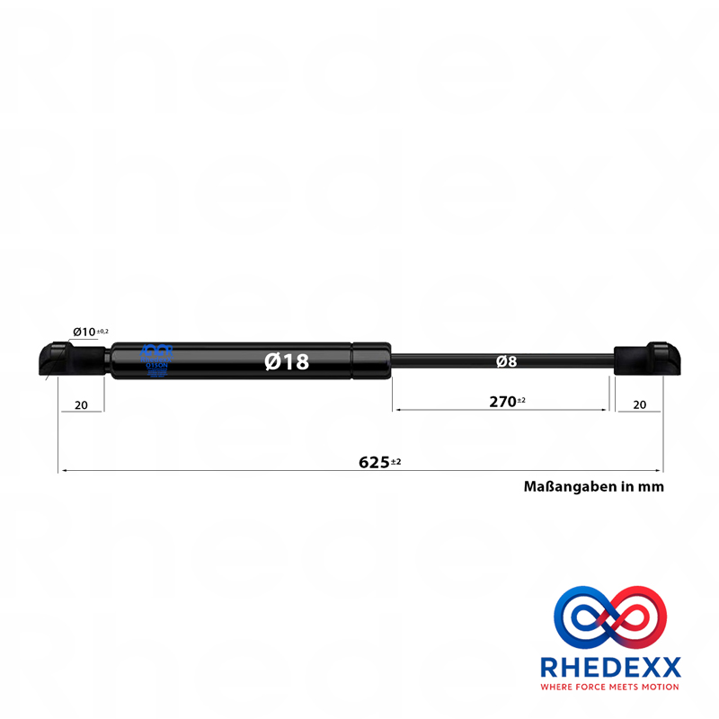 gasdruckfeder-mit-m6-kugelpfanne-625mm-270mm-50n-800n